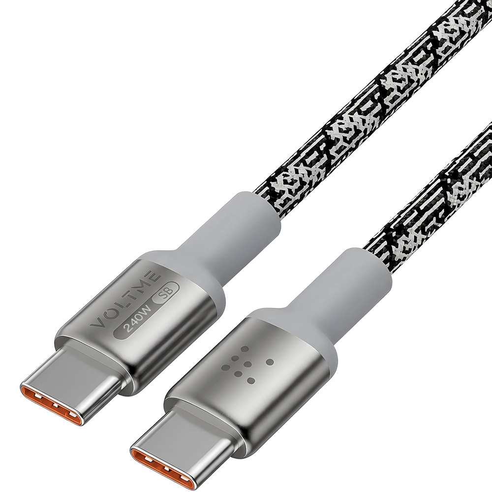 VOLTME PowerLink Pixel CTC 240W Ultra-Durable USB-C to USB-C Fast Charging Cable
