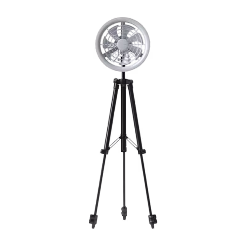 JISULIFE FA17 outdoor LED ceiling fan with tripod stand, JISULIFE camping fan with 12000mAh battery, JISULIFE FA17 3-in-1 portable fan, JISULIFE rechargeable fan with remote control