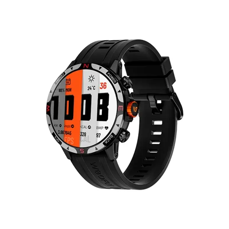Weofly Conquer 2 outdoor smartwatch with AMOLED display, Weofly Conquer 2 GPS navigation, Weofly military-grade adventure watch, Weofly Conquer 2 health monitoring smartwatch