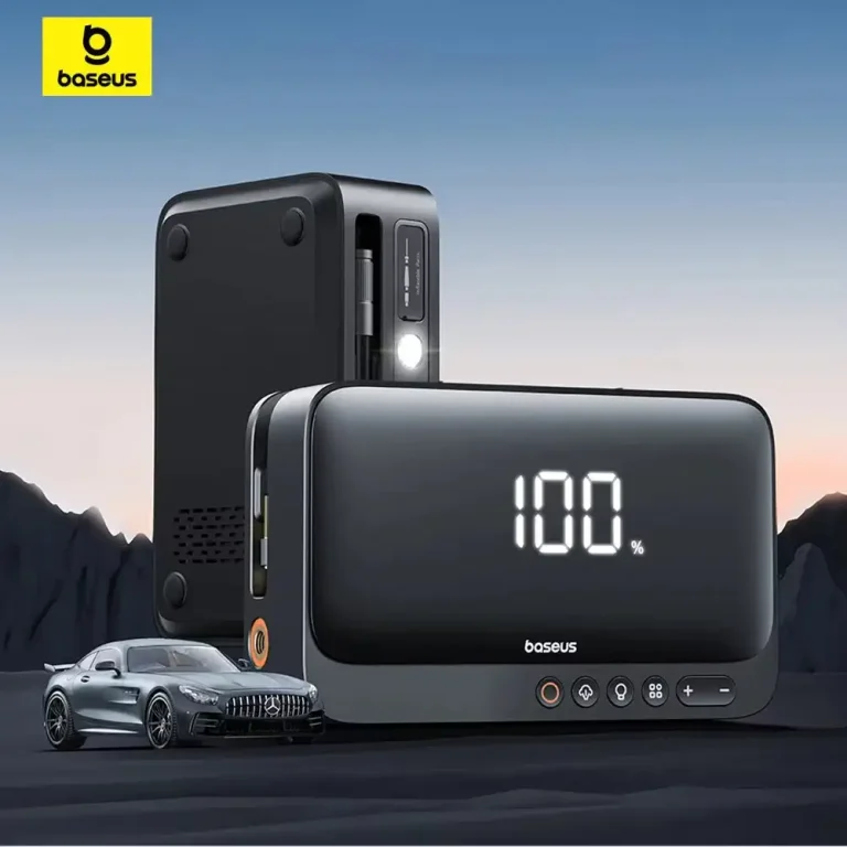 Baseus BS-CH013 Super Energy 4-in-1 Car Jump Starter 600A with Power Bank & Tire Inflator – Price in Bangladesh