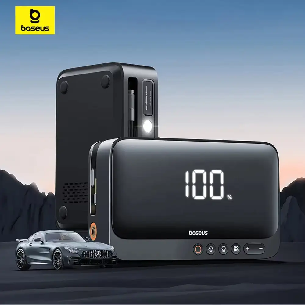 Baseus BS-CH013 Super Energy 4-in-1 Car Jump Starter 600A with Power Bank & Tire Inflator – Price in Bangladesh