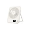 Hoco HX607 slim desktop fan with digital display, Hoco HX607 180° foldable design, Hoco HX607 wall mount and desktop usage, Hoco HX607 ultra-quiet fan
