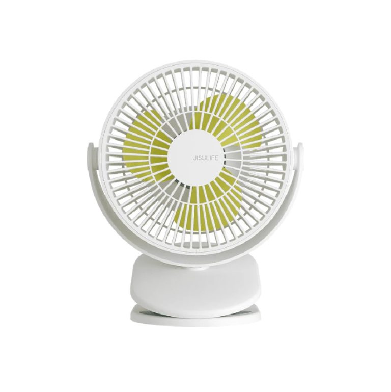 JISULIFE FA18S portable clip fan with 4000mAh battery, JISULIFE FA18S 2-in-1 desktop and clip fan, JISULIFE FA18S 360° rotation fan, JISULIFE FA18S quiet fan for stroller