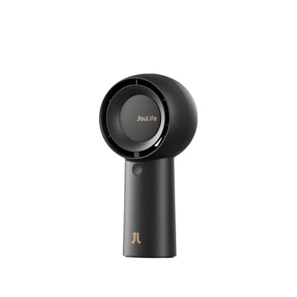 JISULIFE Life 5 Plus FA43 handheld turbo fan with 6000mAh battery, JISULIFE Life 5 Plus 5-speed turbo fan, JISULIFE FA43 with lanyard and anti-slip mat, JISULIFE Life 5 Plus desktop and handheld fan
