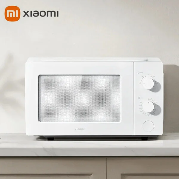 Xiaomi Microwave Oven 20L with dual-knob control, Xiaomi 700W microwave oven with glass turntable, Xiaomi microwave oven interior nano-coated, Xiaomi microwave oven family capacity